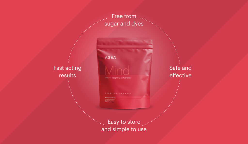 As a brain health supplement made with powerful natural ingredients, ASEA Mind supports the brain on a cellular level to sharpen your mind, memory, and mental capacity for long-term brain health.