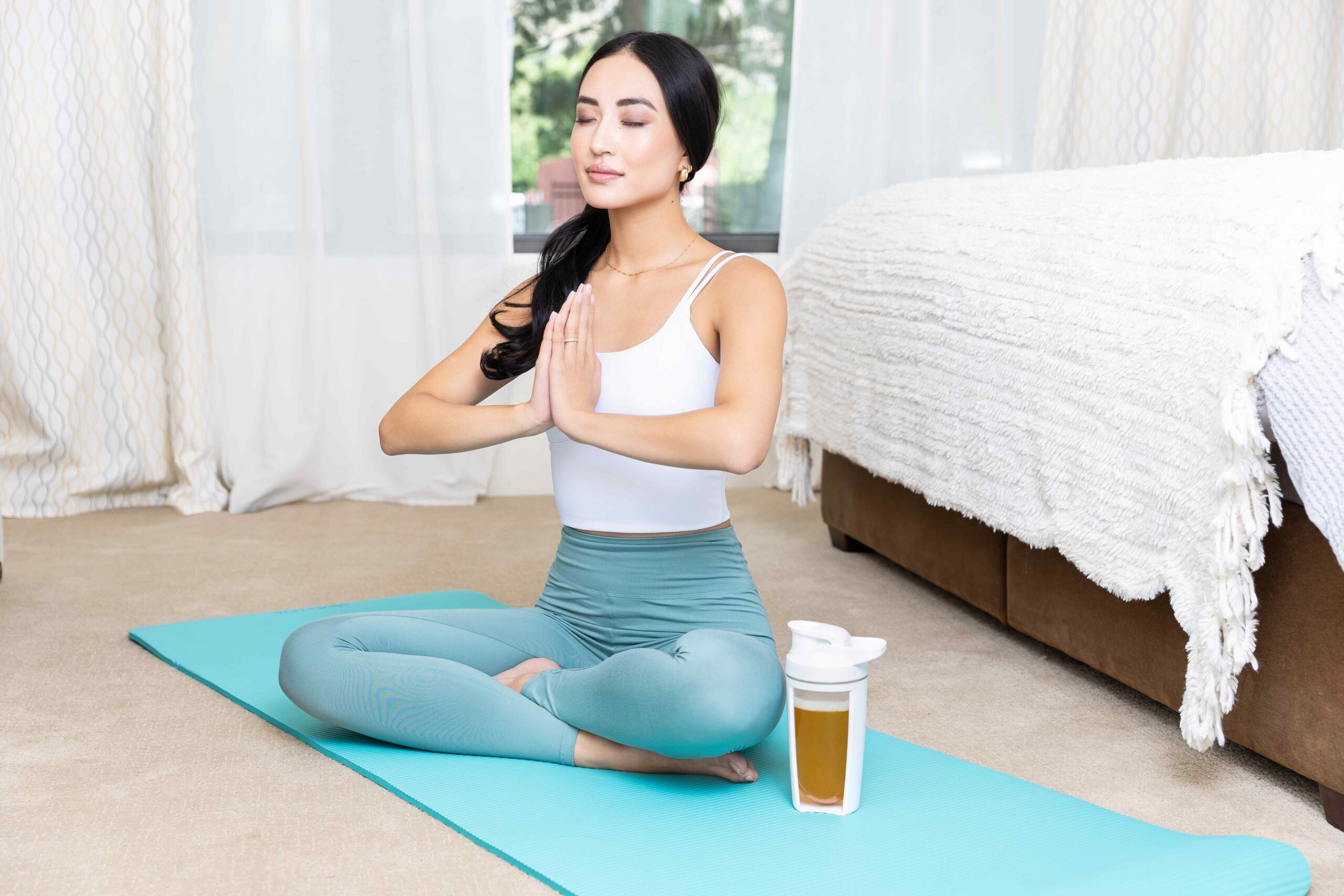 A calm bedroom setting that reflects the impact of modern stress and routines on sleep quality, reinforcing the connection between lifestyle habits and poor sleep.