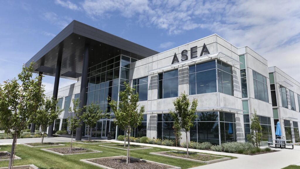 ASEA Unternehmenszentrale als Symbol für die Mission und Werte des wissenschaftsbasierten Unternehmens